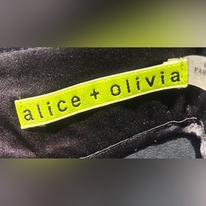 Alice & Olivia leather skirt